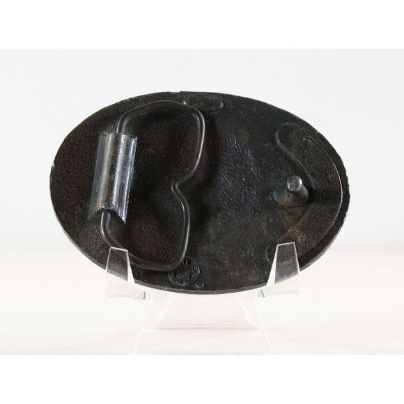 Anheuser Busch Budweiser Beer Belt Buckle P-168 Solid Brass Buckle Vintage - Picture 2 of 2